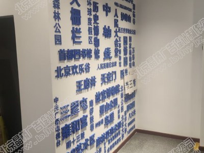 背景墙logo字pvc亚克力发光字图2